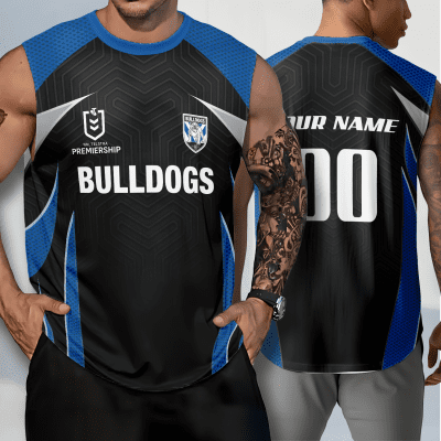 Canterbury-Bankstown Bulldogs Personalized Tank Top Gift For Fans