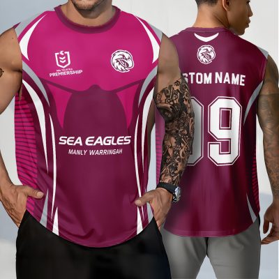 Manly Warringah Sea Eagles Personalized Tank Top Gift For Fans
