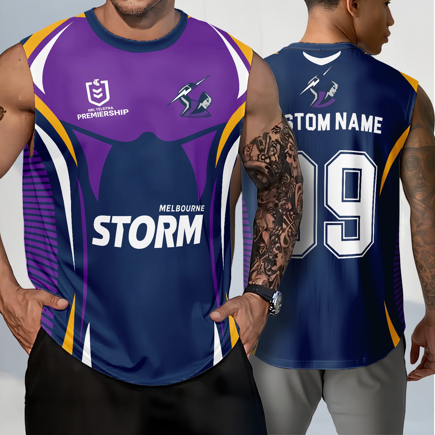 Melbourne Storm Personalized Tank Top Gift For Fans Melbourne Storm Personalized Tank Top Gift For Fans