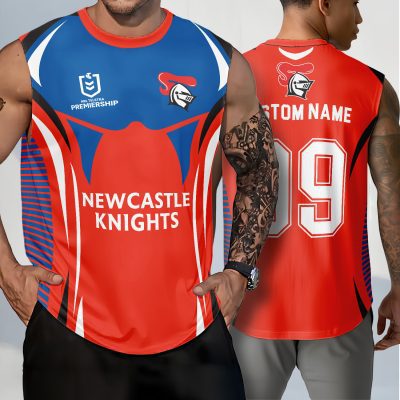 Newcastle Knights Personalized Tank Top Gift For Fans