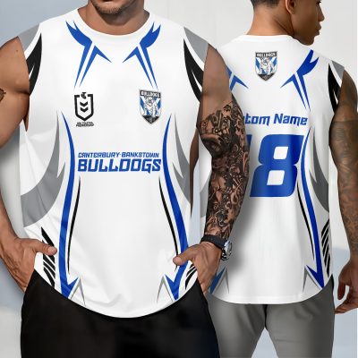 Canterbury-Bankstown Bulldogs Personalized Tank Top Gift For Fans