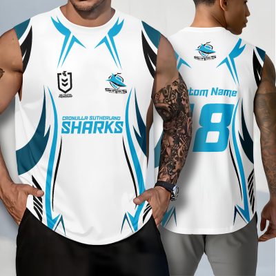 Cronulla-Sutherland Sharks Personalized Tank Top Gift For Fans