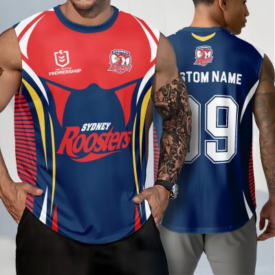 Sydney Roosters Personalized Tank Top Gift For Fans