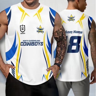 North Queensland Cowboys Personalized Tank Top Gift For Fans
