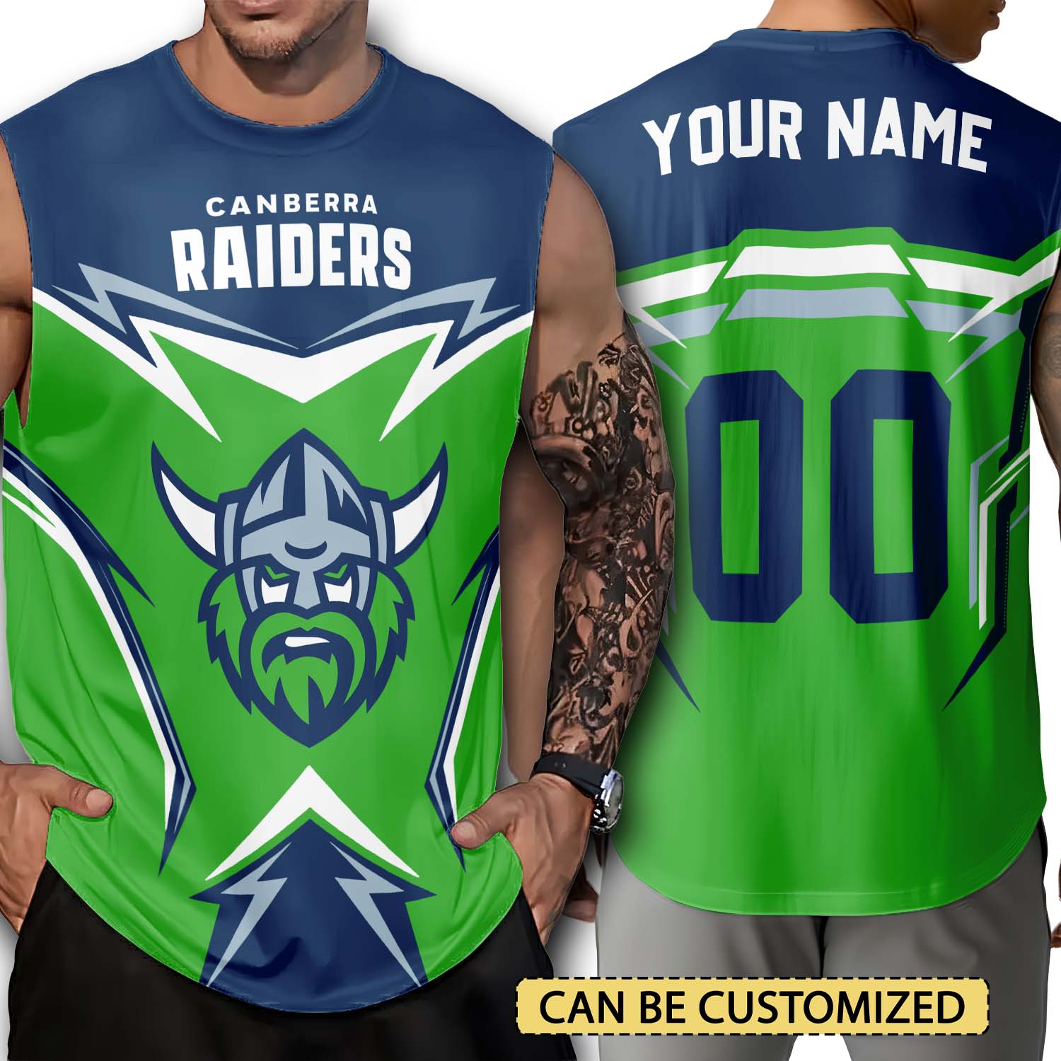 Canberra Raiders Personalized Tank Top Gift For Fans Canberra Raiders Personalized Tank Top Gift For Fans