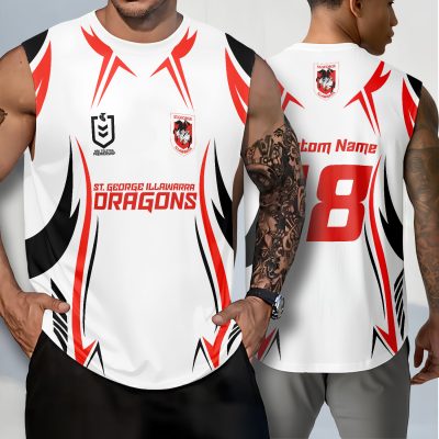 St. George Illawarra Dragons Personalized Tank Top Gift For Fans