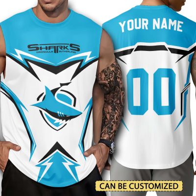 Cronulla-Sutherland Sharks Personalized Tank Top Gift For Fans