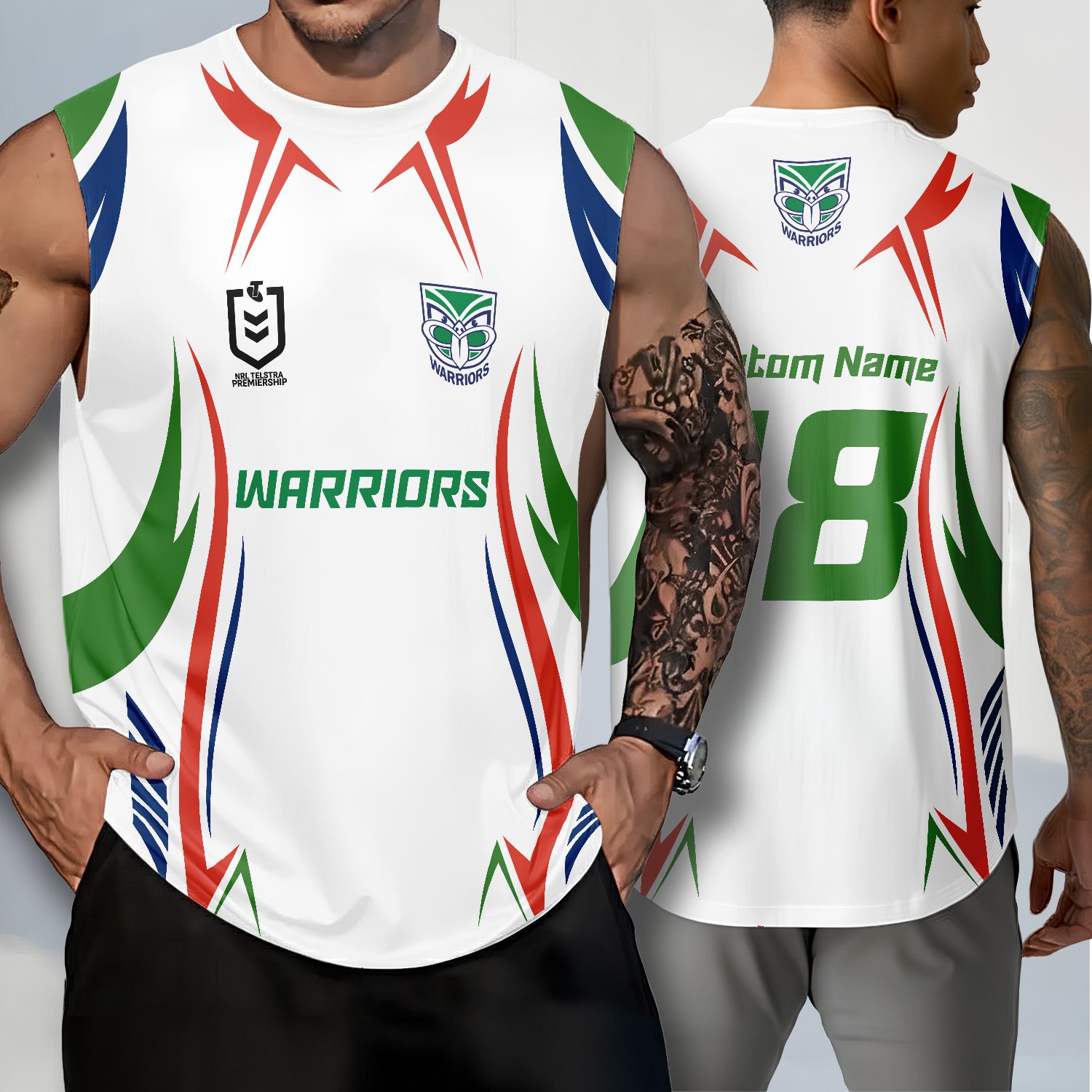 New Zealand Warriors Personalized Tank Top Gift For Fans New Zealand Warriors Personalized Tank Top Gift For Fans