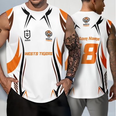 Wests Tigers Personalized Tank Top Gift For Fans