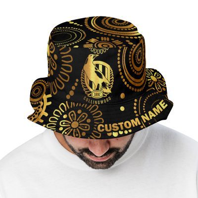 Collingwood Magpies Sports Personalized Bucket Hat Gift For Fans