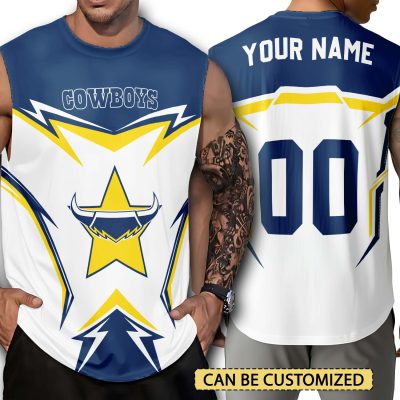 North Queensland Cowboys Personalized Tank Top Gift For Fans