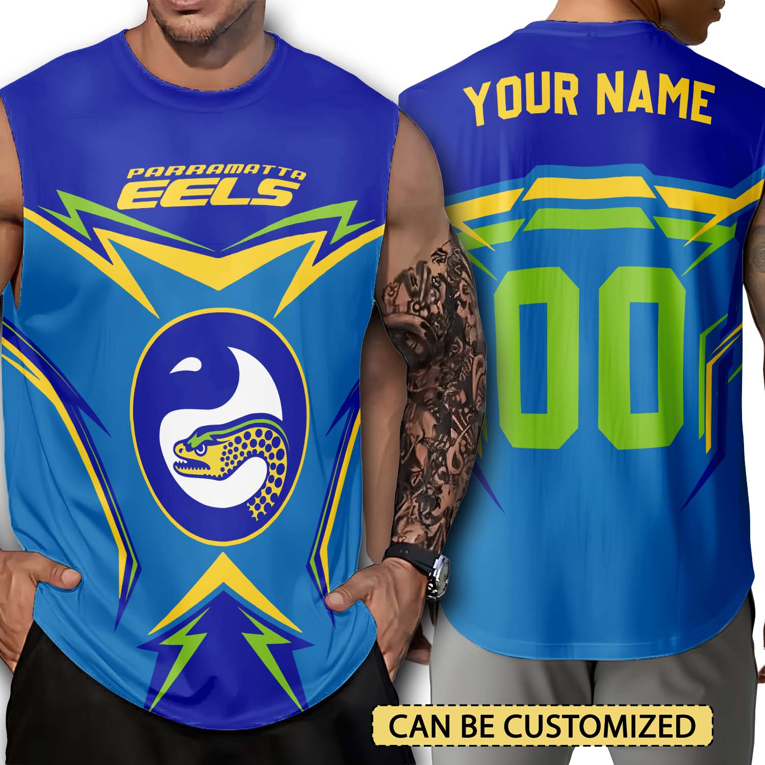 Parramatta Eels Personalized Tank Top Gift For Fans Parramatta Eels Personalized Tank Top Gift For Fans