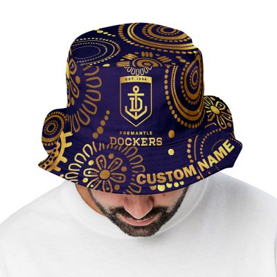 Fremantle Dockers Sports Personalized Bucket Hat Gift For Fans