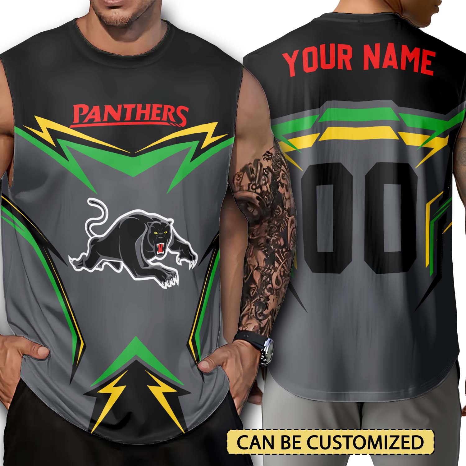 Penrith Panthers Personalized Tank Top Gift For Fans Penrith Panthers Personalized Tank Top Gift For Fans