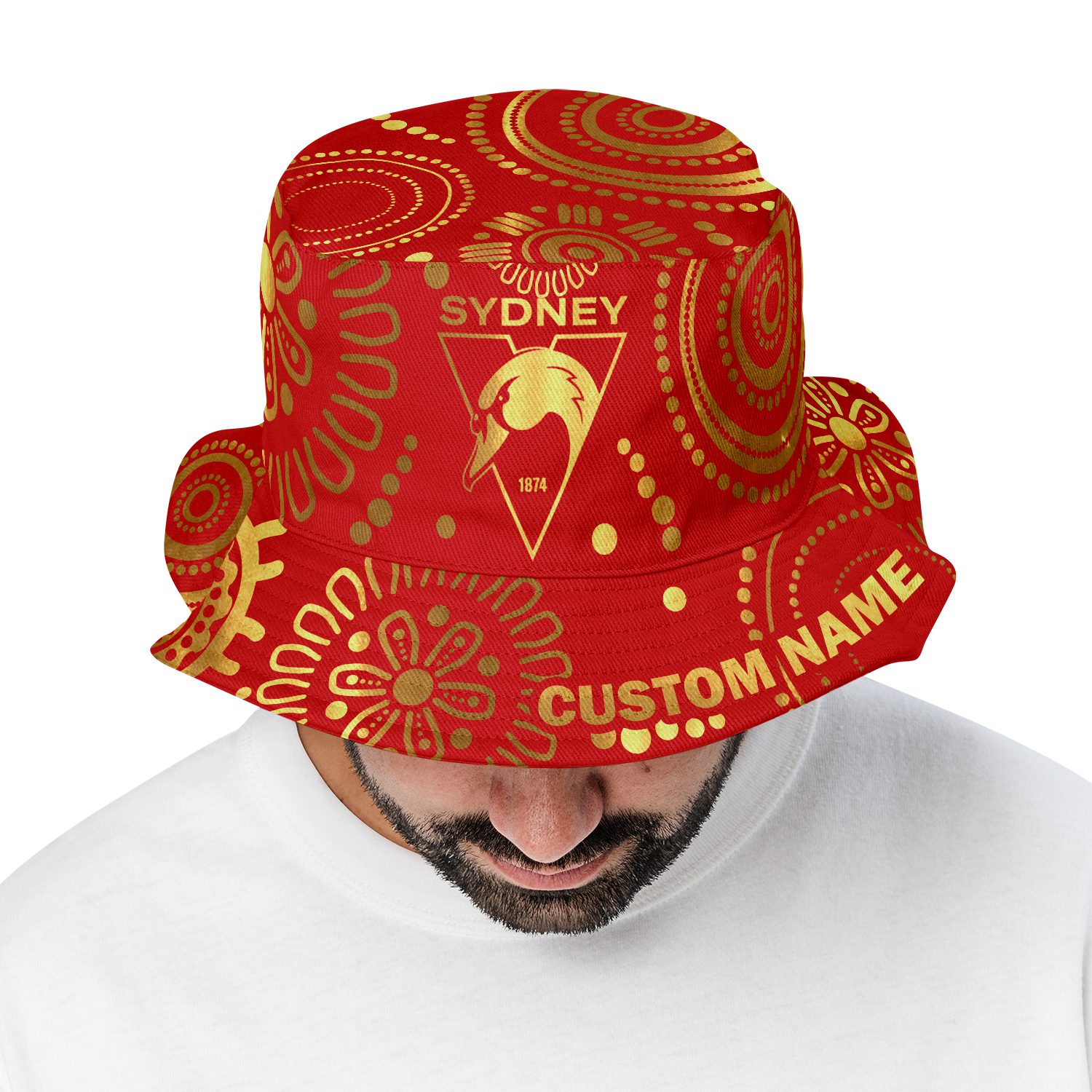 Sydney Swans Sports Personalized Bucket Hat Gift For Fans Sydney Swans Sports Personalized Bucket Hat Gift For Fans