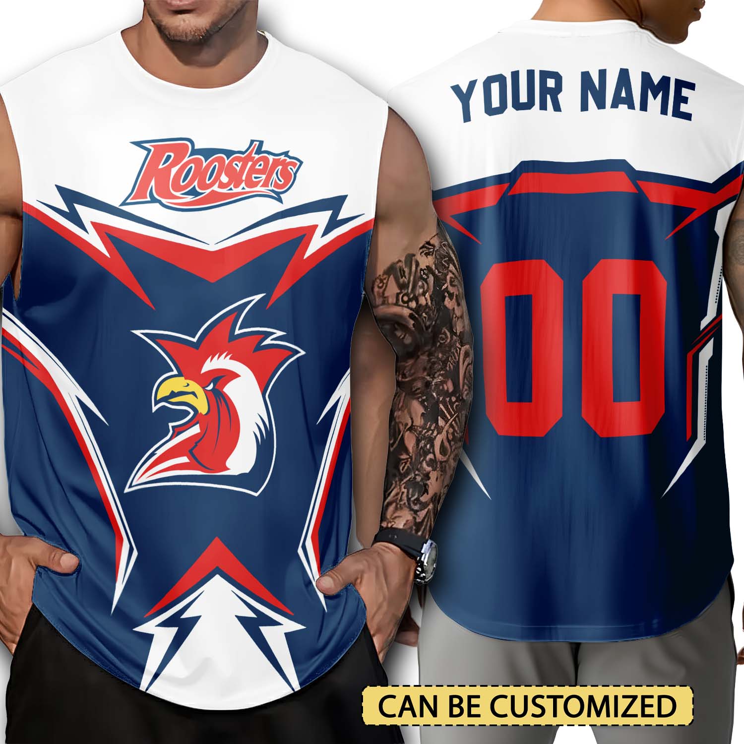 Sydney Roosters Personalized Tank Top Gift For Fans Sydney Roosters Personalized Tank Top Gift For Fans
