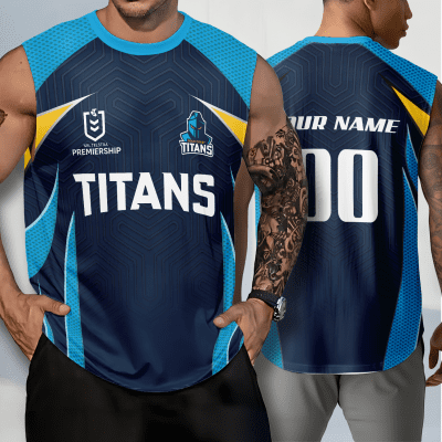 Gold Coast Titans Personalized Tank Top Gift For Fans