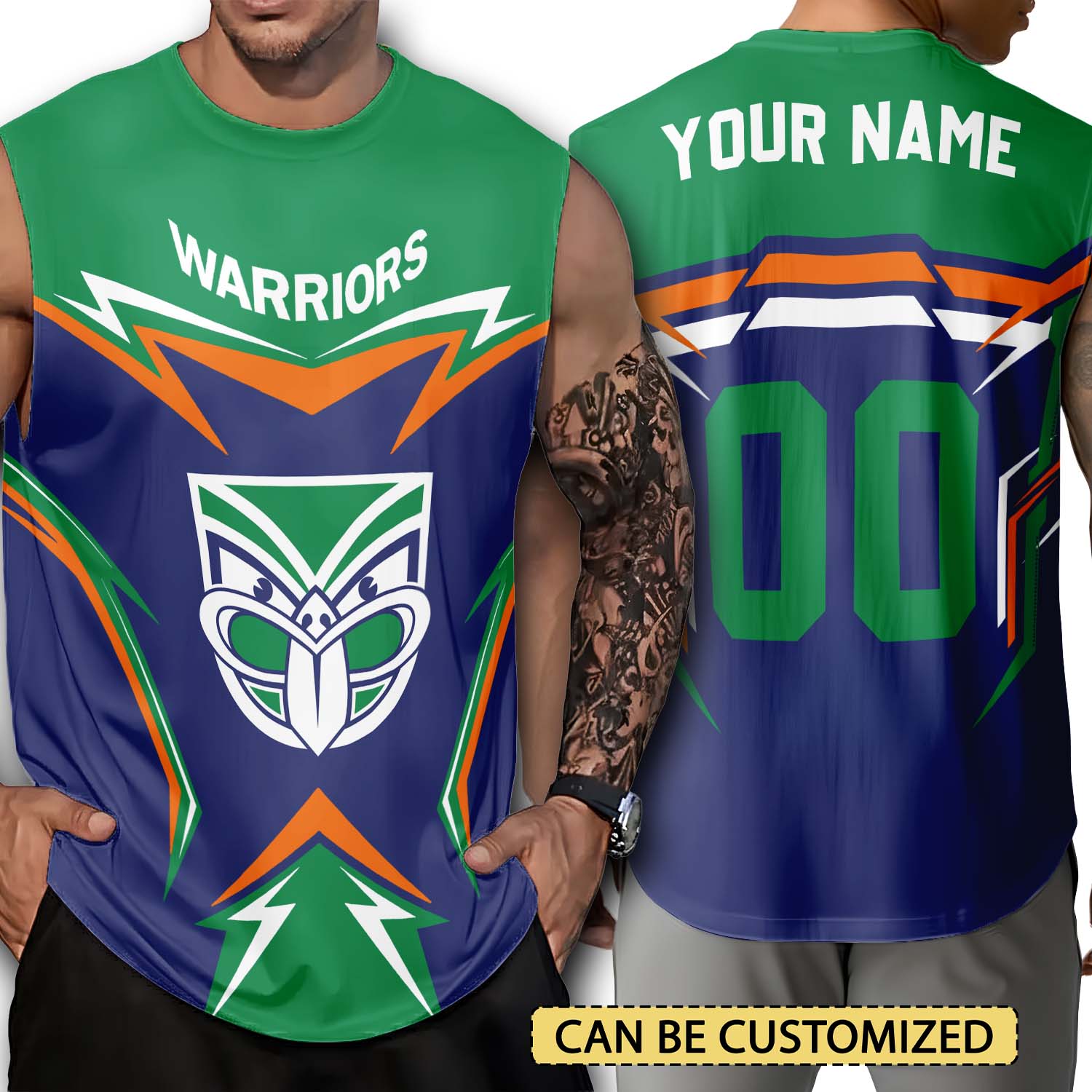 New Zealand Warriors Personalized Tank Top Gift For Fans New Zealand Warriors Personalized Tank Top Gift For Fans