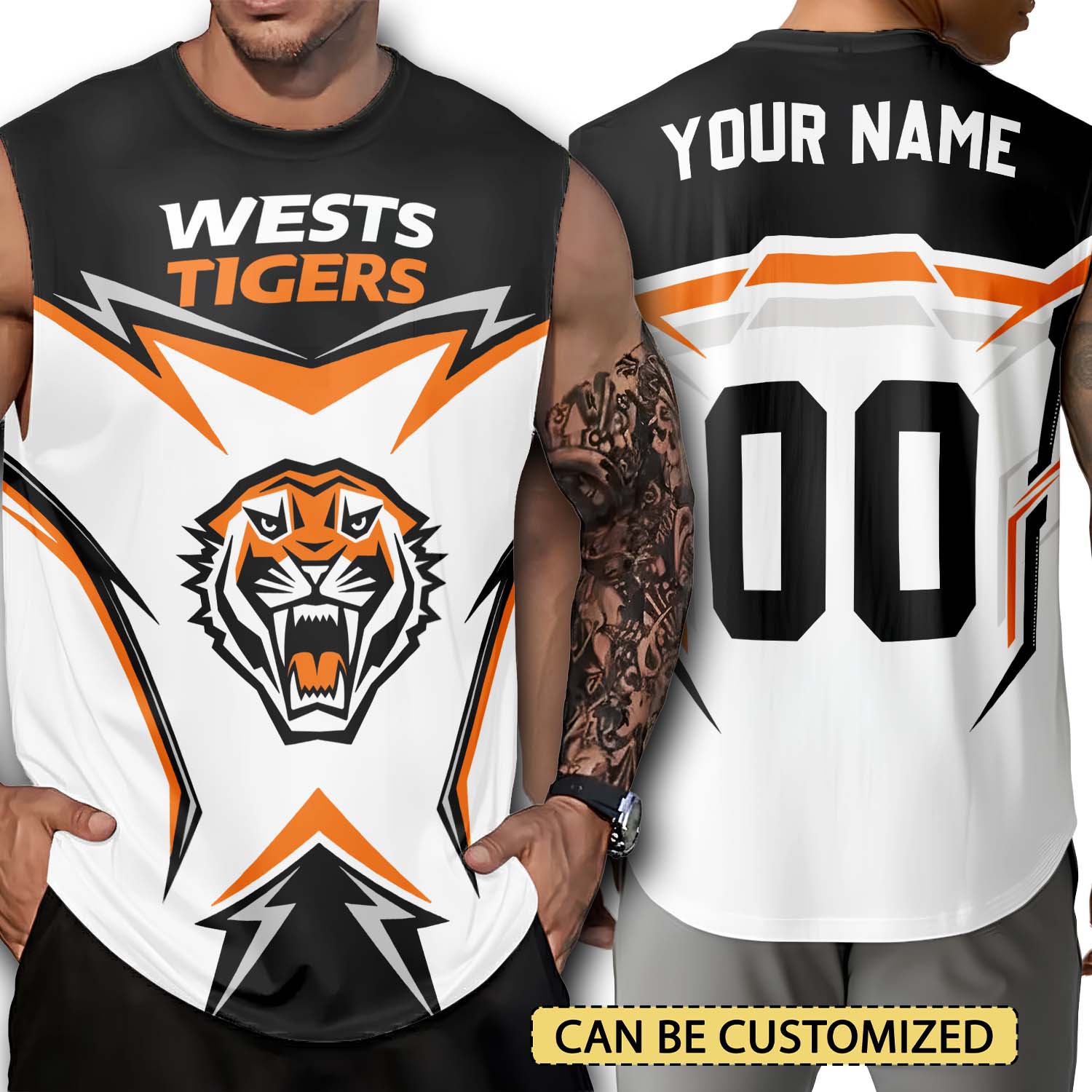 Wests Tigers Personalized Tank Top Gift For Fans Wests Tigers Personalized Tank Top Gift For Fans