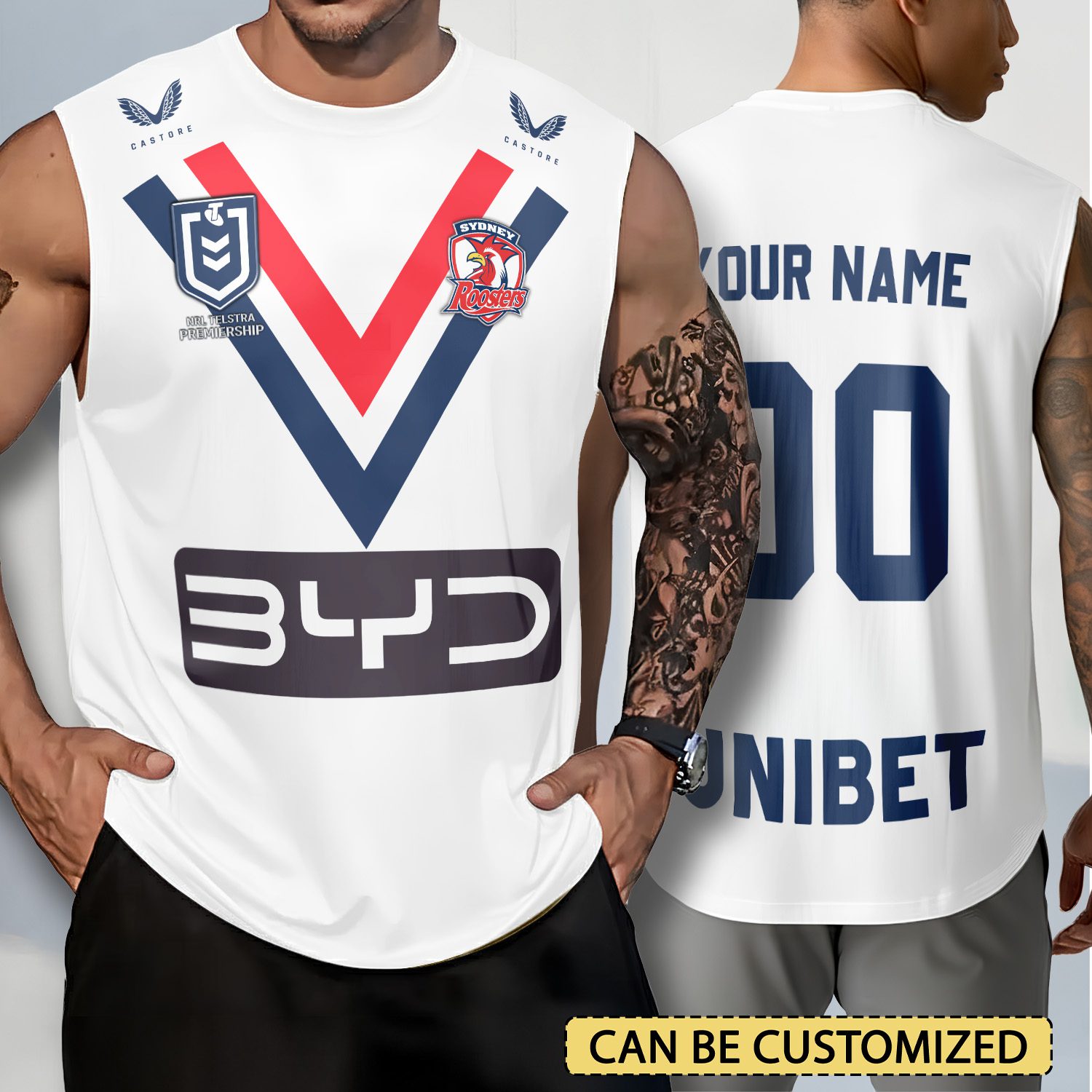 Sydney Roosters Personalized Tank Top Gift For Fans Sydney Roosters Personalized Tank Top Gift For Fans