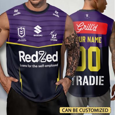 Melbourne Storm Personalized Tank Top Gift For Fans