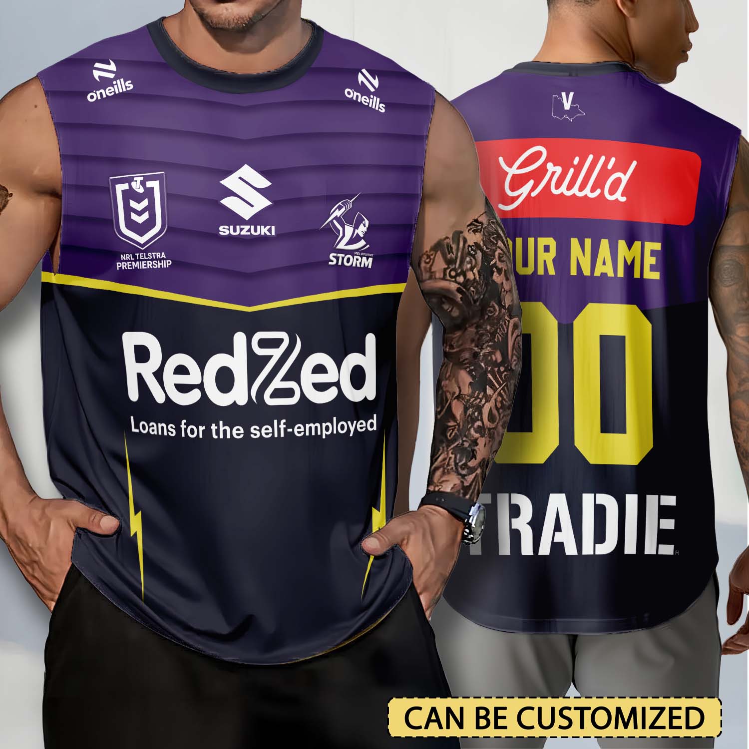 Melbourne Storm Personalized Tank Top Gift For Fans Melbourne Storm Personalized Tank Top Gift For Fans