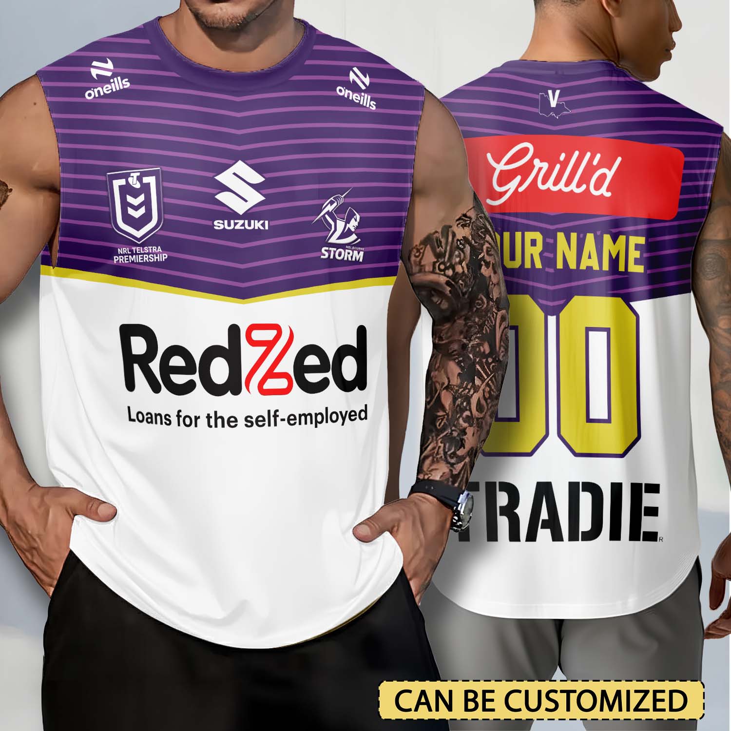 Melbourne Storm Personalized Tank Top Gift For Fans Melbourne Storm Personalized Tank Top Gift For Fans