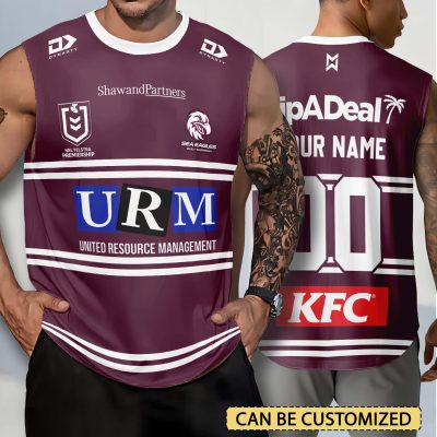 Manly Warringah Sea Eagles Personalized Tank Top Gift For Fans