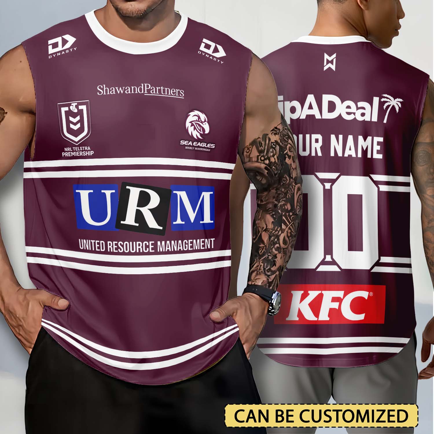 Manly Warringah Sea Eagles Personalized Tank Top Gift For Fans Manly Warringah Sea Eagles Personalized Tank Top Gift For Fans