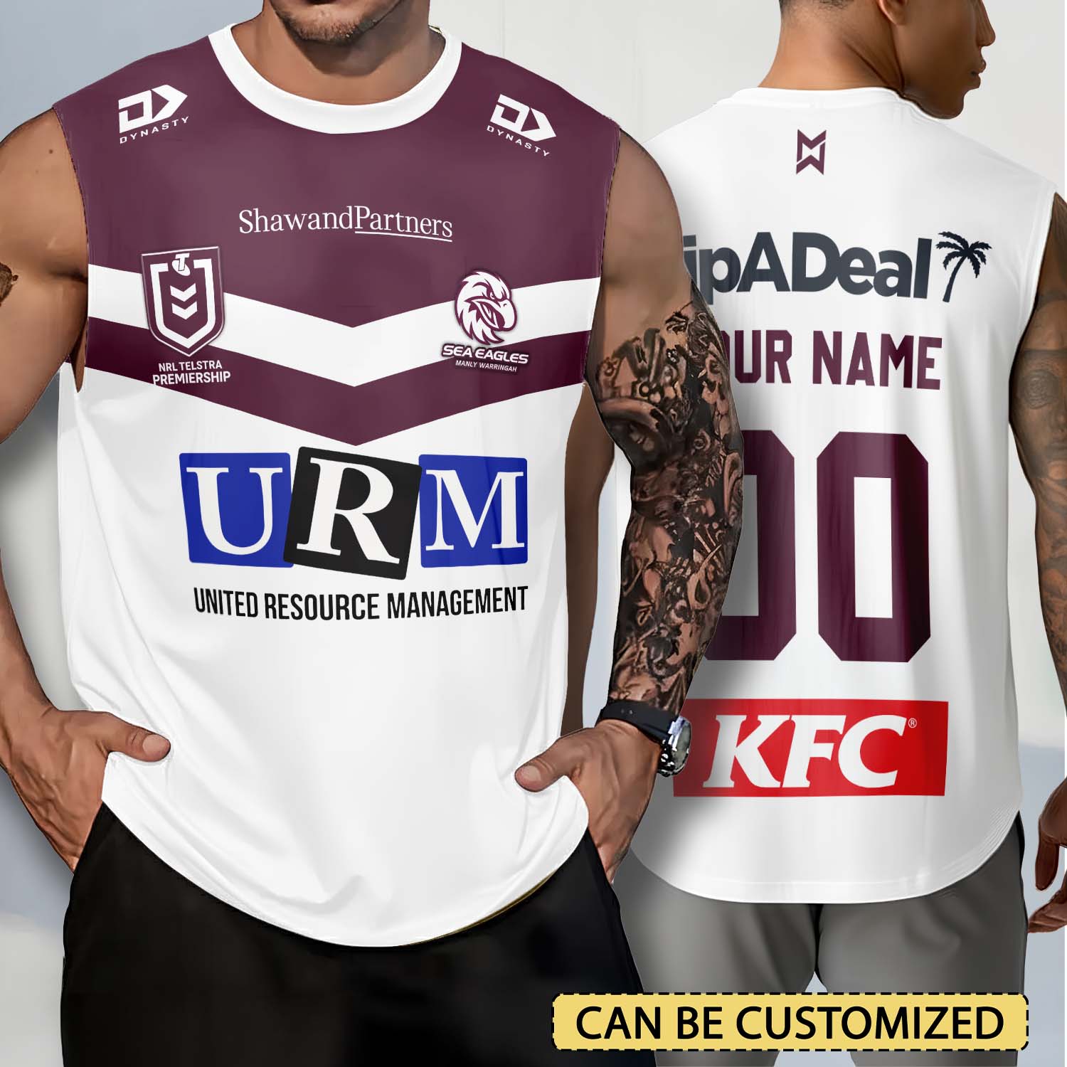 Manly Warringah Sea Eagles Personalized Tank Top Gift For Fans Manly Warringah Sea Eagles Personalized Tank Top Gift For Fans