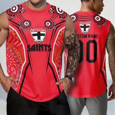 St Kilda Saints Personalized Tank Top Gift For Fans
