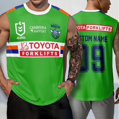 Canberra Raiders Personalized Tank Top Gift For Fans