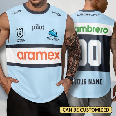 Cronulla-Sutherland Sharks Personalized Tank Top Gift For Fans