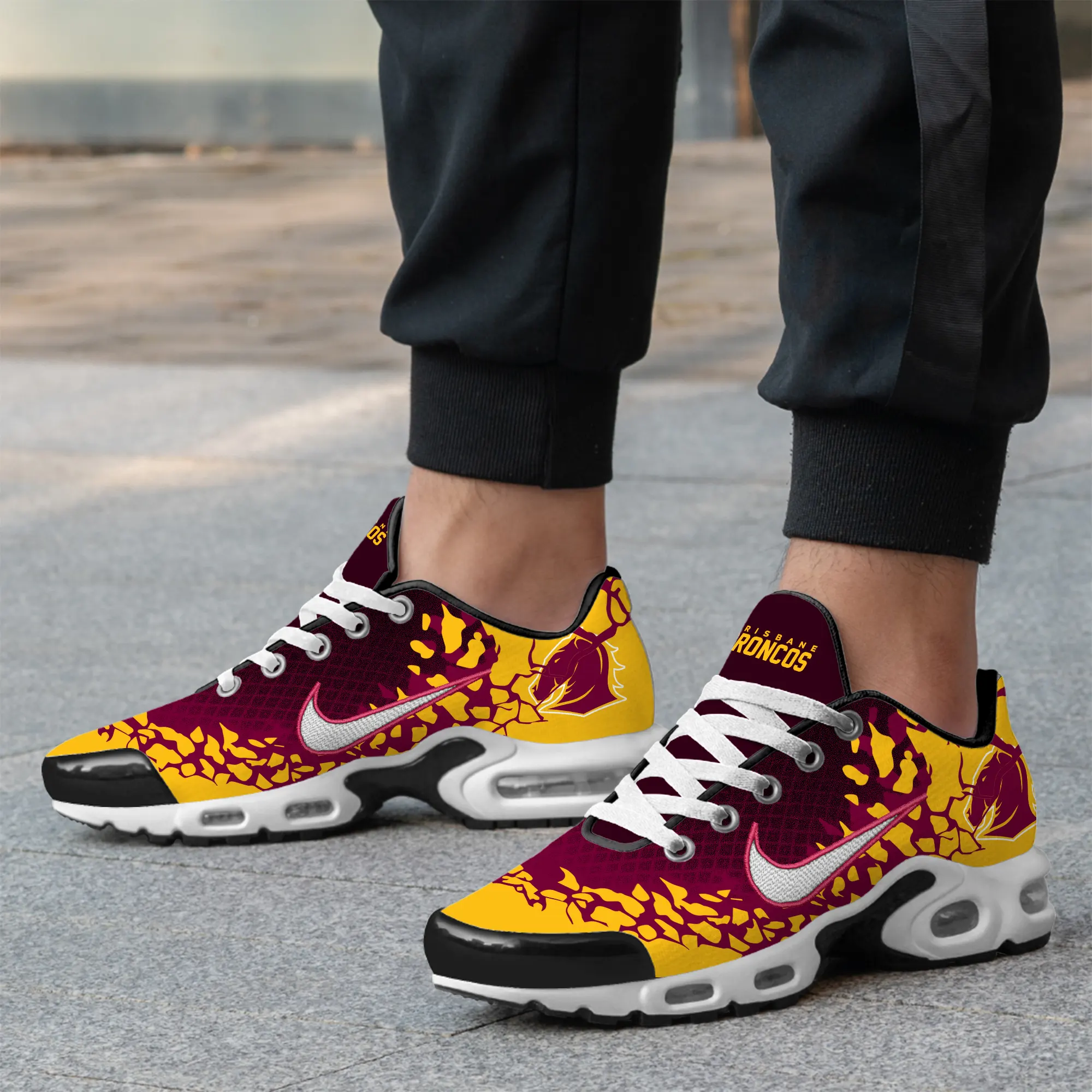 Brisbane Broncos Sports Air Max Plus Sneakers For Men And Women Brisbane Broncos Sports Air Max Plus Sneakers For Men And Women