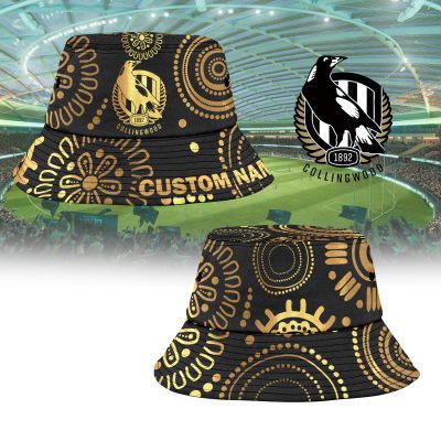 Collingwood Magpies Sports Personalized Bucket Hat Gift For Fans Collingwood Magpies Sports Personalized Bucket Hat Gift For Fans
