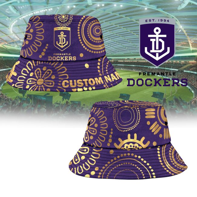 Fremantle Dockers Sports Personalized Bucket Hat Gift For Fans