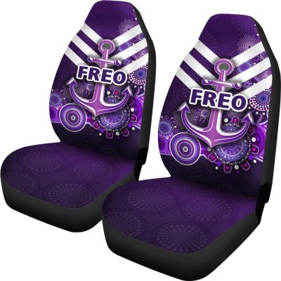 AFL Fremantle Dockers Indigenous Car Seat Covers V4