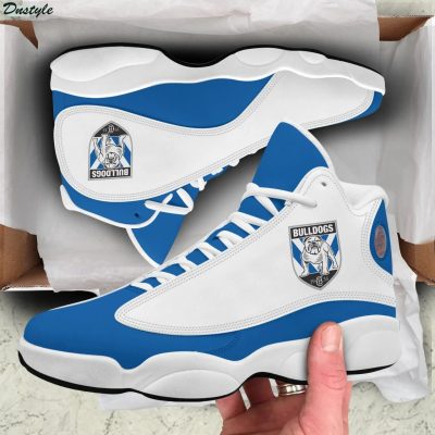 NRL Canterbury-Bankstown Bulldogs White Blue Air Jordan 13 Shoes V2