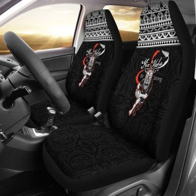 NRL New Zealand Warriors Maori Tattoo Car Seat Covers