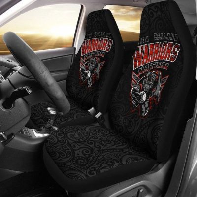 NRL New Zealand Warriors Black Car Seat Covers