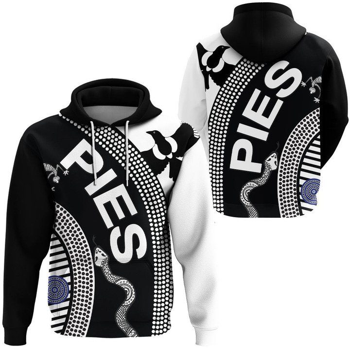 AFL Collingwood Magpies Indigenous Pullover Hoodie AFL Collingwood Magpies Indigenous Pullover Hoodie