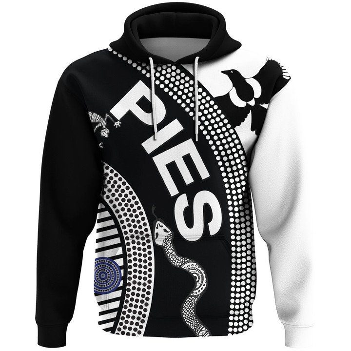 AFL Collingwood Magpies Indigenous Pullover Hoodie AFL Collingwood Magpies Indigenous Pullover Hoodie