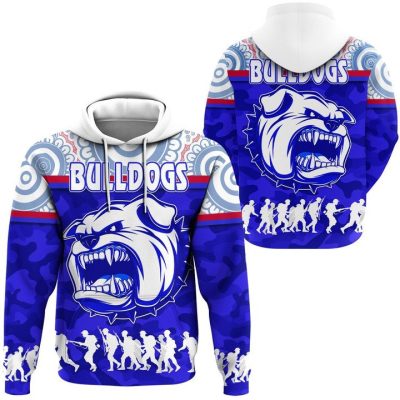 AFL Western Bulldogs ANZAC Day Pullover Hoodie