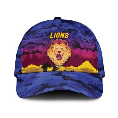 AFL Brisbane Lions ANZAC Day Blue Classic Cap