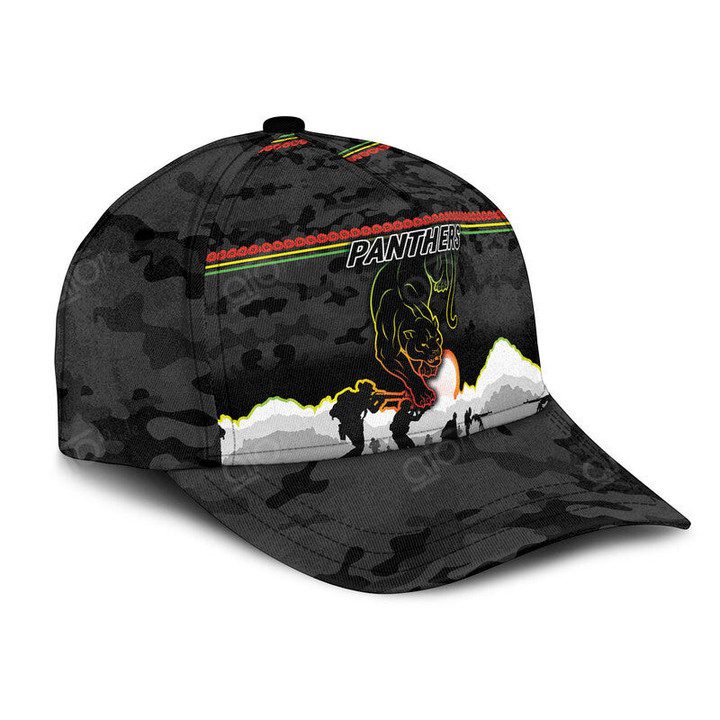 NRL Penrith Panthers ANZAC Simple Style Classic Cap NRL Penrith Panthers ANZAC Simple Style Classic Cap