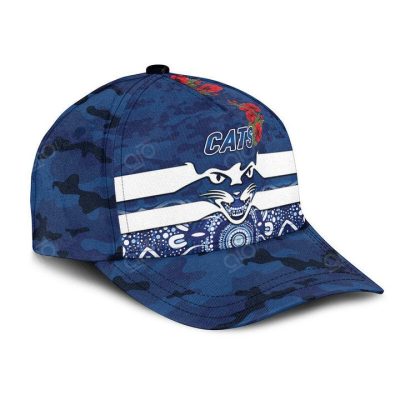 AFL Geelong Cats Navy Blue Indigenous Classic Cap