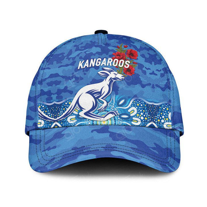 AFL North Melbourne Kangaroos Indigenous Blue Classic Cap AFL North Melbourne Kangaroos Indigenous Blue Classic Cap