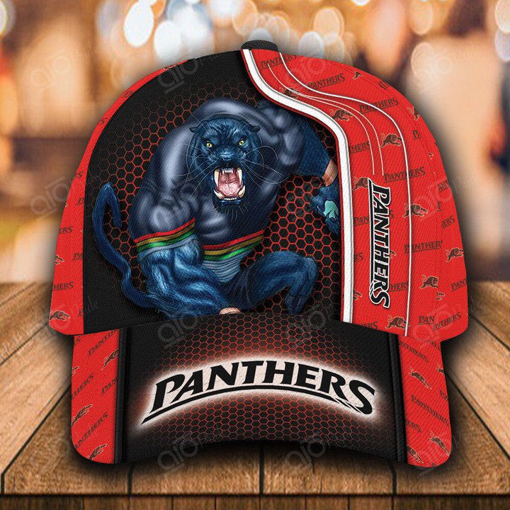 NRL Penrith Panthers Mascot Red Classic Cap NRL Penrith Panthers Mascot Red Classic Cap