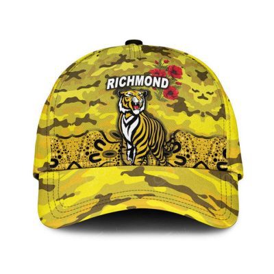AFL Richmond Tigers Indigenous Yellow Classic Cap