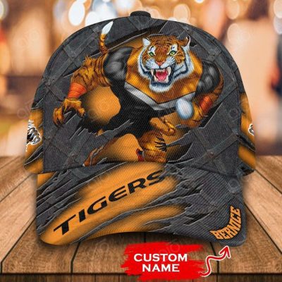 NRL Wests Tigers Custom Name Mascot Scratch Cover Classic Cap